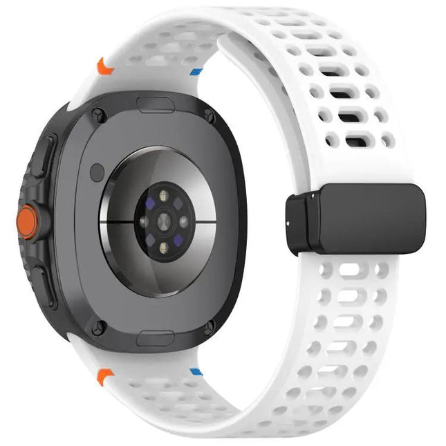 Magnetic Black Silicone Band For Galaxy Watch9/8 Classic | Syndmart