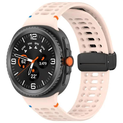 Magnetic Black Silicone Band For Galaxy Watch9/8 Classic