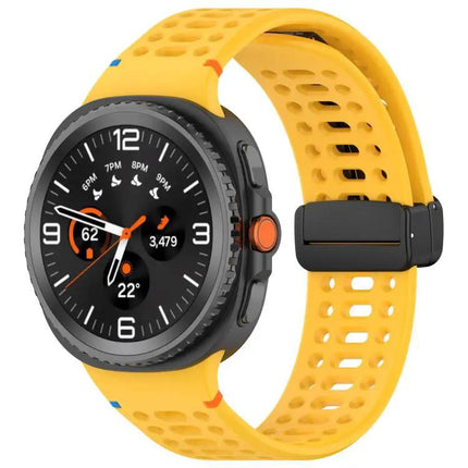 Magnetic Black Silicone Band For Galaxy Watch9/8 Classic