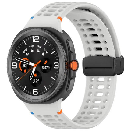 Magnetic Black Silicone Band For Galaxy Watch9/8 Classic