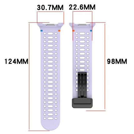 Magnetic Black Silicone Band For Galaxy Watch9/8 Classic