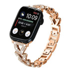 For Apple Watch 38 / 40 / 41 / S10 42mm 20mm / Rose Gold