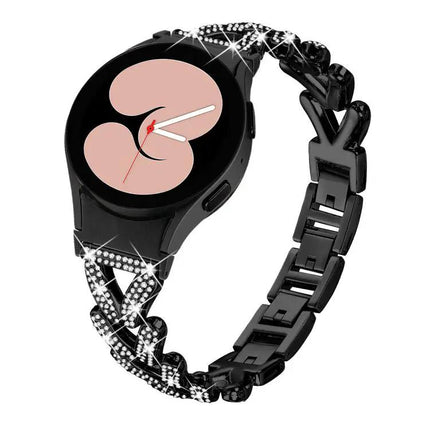 20mm Metal Twist Diamond Watch Band for Samsung Galaxy Watch