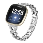 For Fitbit Versa 4 / 3 / Sense / Sense 2 / Silver