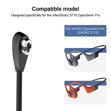 Shokz OpenSwim Pro S710 Magnetic 4-Pin Charging Cable 1m