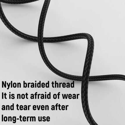 Durable 1.8 Meter Type-C to DC Laptop Charging Cable with nylon braided 1.8m cord and multiple DC tips for 140W fast charging, travel-ready and durable