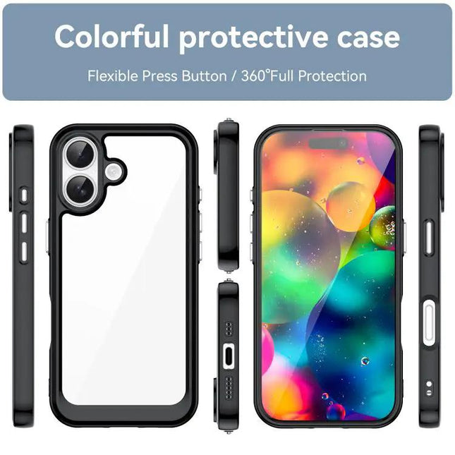 Colorful Acrylic And TPU Phone Case For iPhone 17 Series | Syndmart