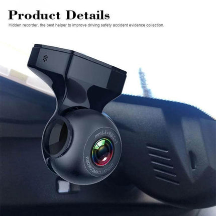 Hidden Dash Cam for Secure Nighttime Driving Recordings discreet compact dash camera mounted out of sight for reliable nighttime footage