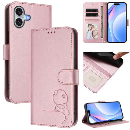 Leather Phone Case With Card Holder For Daily Carry And Everyday Convenience On The Go - pink PU leather wallet case with card slots and stand