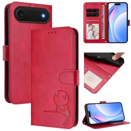 Leather Phone Case With Card Holder For Daily Carry And Everyday Convenience On The Go - red PU leather wallet case with card slots, cash pocket and stand