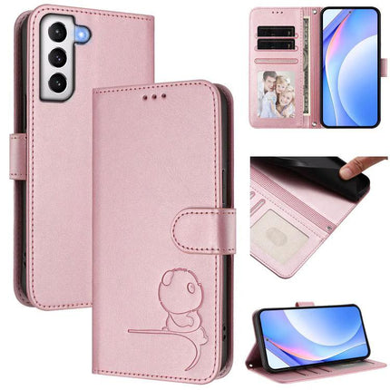 Litter Panda Case For Everyday Essentials And Reliable Phone Protection During Daily Routines pink folio wallet with card slots and phone stand