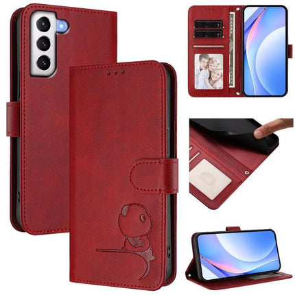 Litter Panda Case For Everyday Essentials And Reliable Phone Protection During Daily Routines red wallet-style phone case with card slots and stand