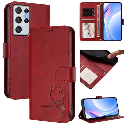 Litter Panda Case For Everyday Essentials And Reliable Phone Protection During Daily Routines - red leather wallet phone case with card slots and kickstand