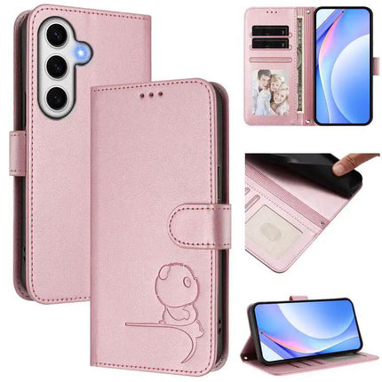 Litter Panda Leather Case For Everyday Card And Cash Storage