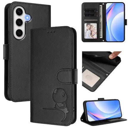 Litter Panda Leather Case For Everyday Card And Cash Storage