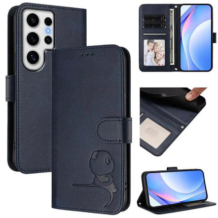 Litter Panda Leather Case For Everyday Card And Cash Storage