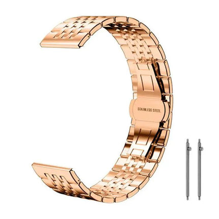 Xdfind Stainless Steel Seven-Bead Watch Band 14-22mm