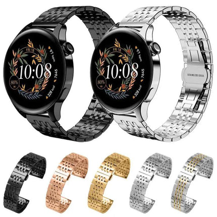 Xdfind Stainless Steel Seven-Bead Watch Band 14-22mm