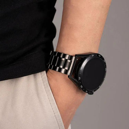 Stainless Steel Five-Bead Butterfly Watch Band 14-22mm