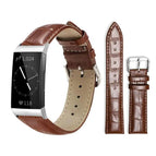 For Fitbit Charge 4 / 3 18mm / Dark Brown