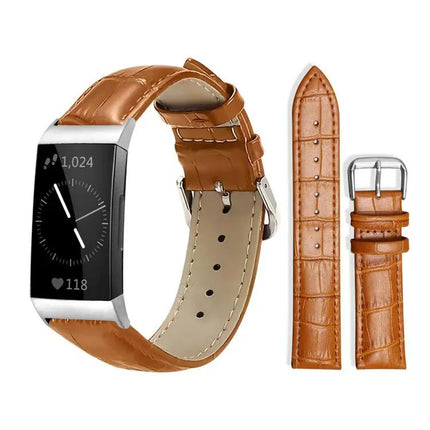 Xdfind Bamboo Texture Leather Watch Band Pin Buckle