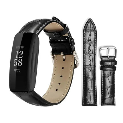 Xdfind Bamboo Texture Leather Watch Band Pin Buckle