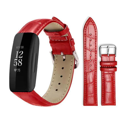 Xdfind Bamboo Texture Leather Watch Band Pin Buckle