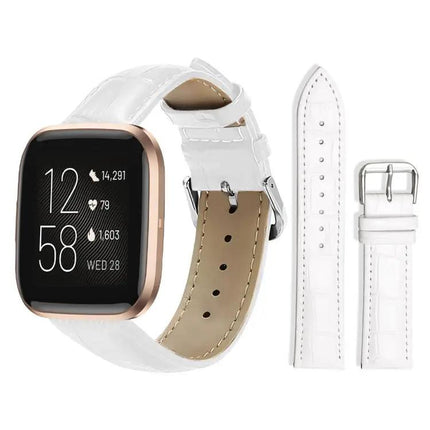 Xdfind Bamboo Texture Leather Watch Band Pin Buckle