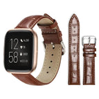 For Fitbit Versa 2/Versa/Versa Lite/Blaze 22mm / Dark Brown