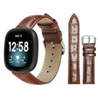 For Fitbit Versa 4 / 3 / Sense2 / 1 20mm / Dark Brown