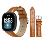 For Fitbit Versa 4 / 3 / Sense2 / 1 20mm / Light Brown