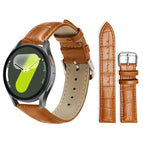 For Samsung Galaxy Watch7 / FE / 6 / 5 / 4 20mm / Light Brown