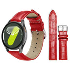 For Samsung Galaxy Watch7 / FE / 6 / 5 / 4 20mm / Red