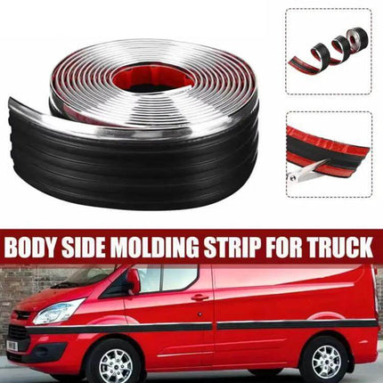 Durable Thickened Self-Adhesive Strip for Car Door Protection - black PC edge guard roll for van and truck body side molding