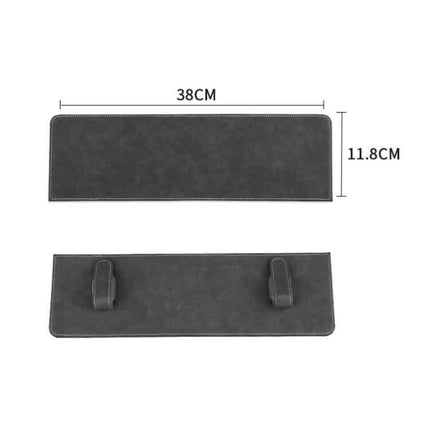 Car Sun Visor Card Extension Clip Adjustable for Glare suede finish adjustable 38cm x 11.8cm sun visor extension with clip straps