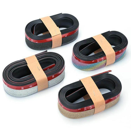 2.5m Soft Rubber Car Door Anti-Collision Protection Strip - black rubber edge guard roll for car door protection