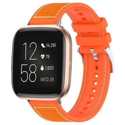 Xdfind Hybrid Nylon Silicone Watch Band For Fitbit