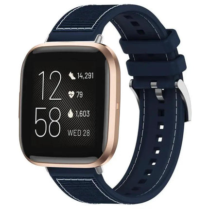 Xdfind Hybrid Nylon Silicone Watch Band For Fitbit