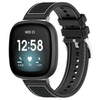 For Fitbit Versa 4/Versa3/Sense2/Sense 20mm / Black