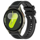 For Galaxy Watch 7 / 6 / 5 / FE 20mm / Black