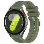 For Galaxy Watch 7 / 6 / 5 / FE 20mm / Green