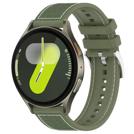 XDFind Hybrid Nylon Silicone Watch Band 22/20/18mm