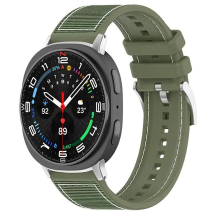 XDFind Hybrid Nylon Silicone Watch Band 22/20/18mm