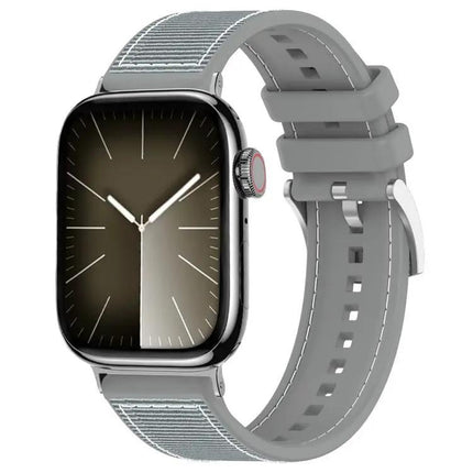Xdfind Hybrid Nylon Silicone Apple Watch Band 20/22mm