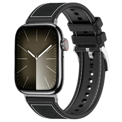 Xdfind Hybrid Nylon Silicone Apple Watch Band 20/22mm