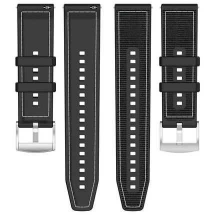 Xdfind Hybrid Nylon Silicone Apple Watch Band 20/22mm