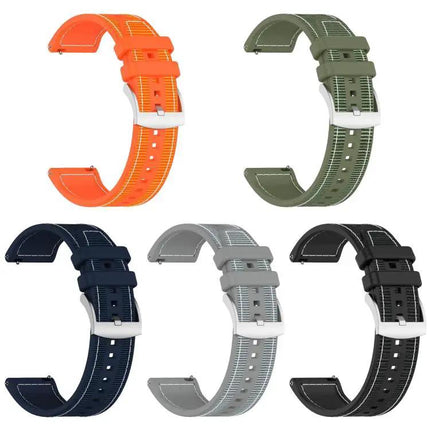 Xdfind Hybrid Nylon Silicone Apple Watch Band 20/22mm