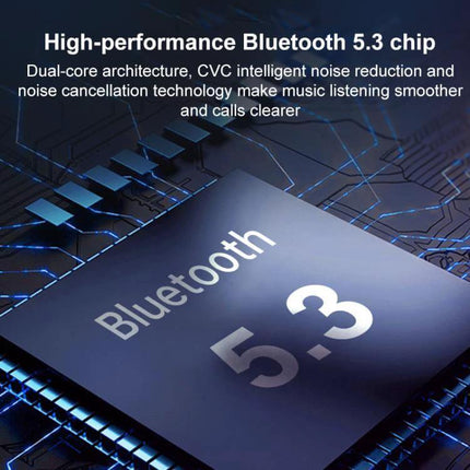 BC91 Car Bluetooth Hands-Free With Atmosphere Light showcasing Bluetooth 5.3 chip, dual-core stability and CVC noise reduction for clearer calls and music