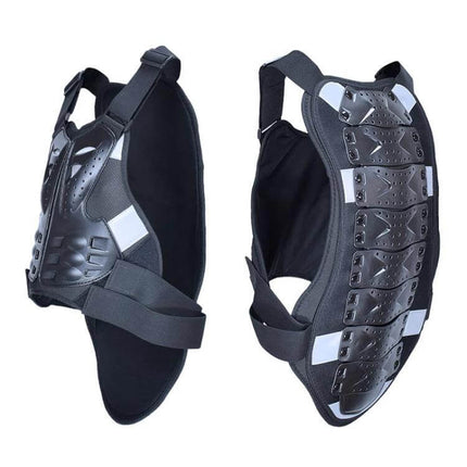 Ghost Racing Motorcycle Armor Vest Chest Protector L XL For Riding - lightweight breathable PE shell with EVA padding and ventilated spine protection