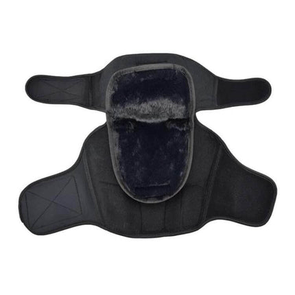 Ghost Racing Kevlar Knee Pads For Motorcycle Riding - black Kevlar knee pads with plush lining, impact-absorbing design for commuting and sport riding